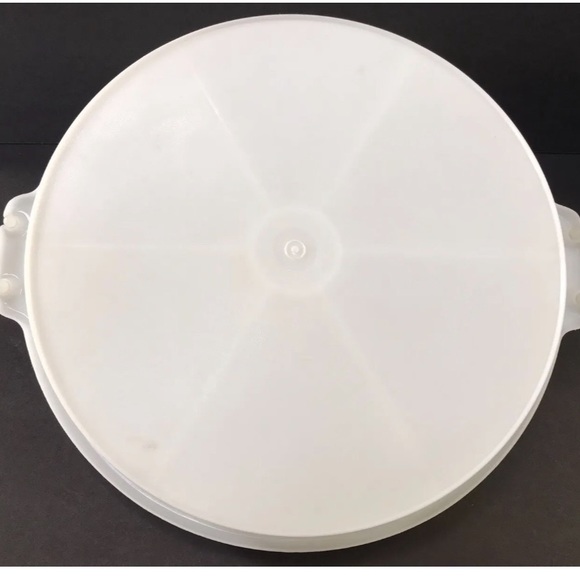 Tupperware 6 Section Divided Snack Tray with Lid & handle 405-1 - Made in USA - Picture 4 of 9